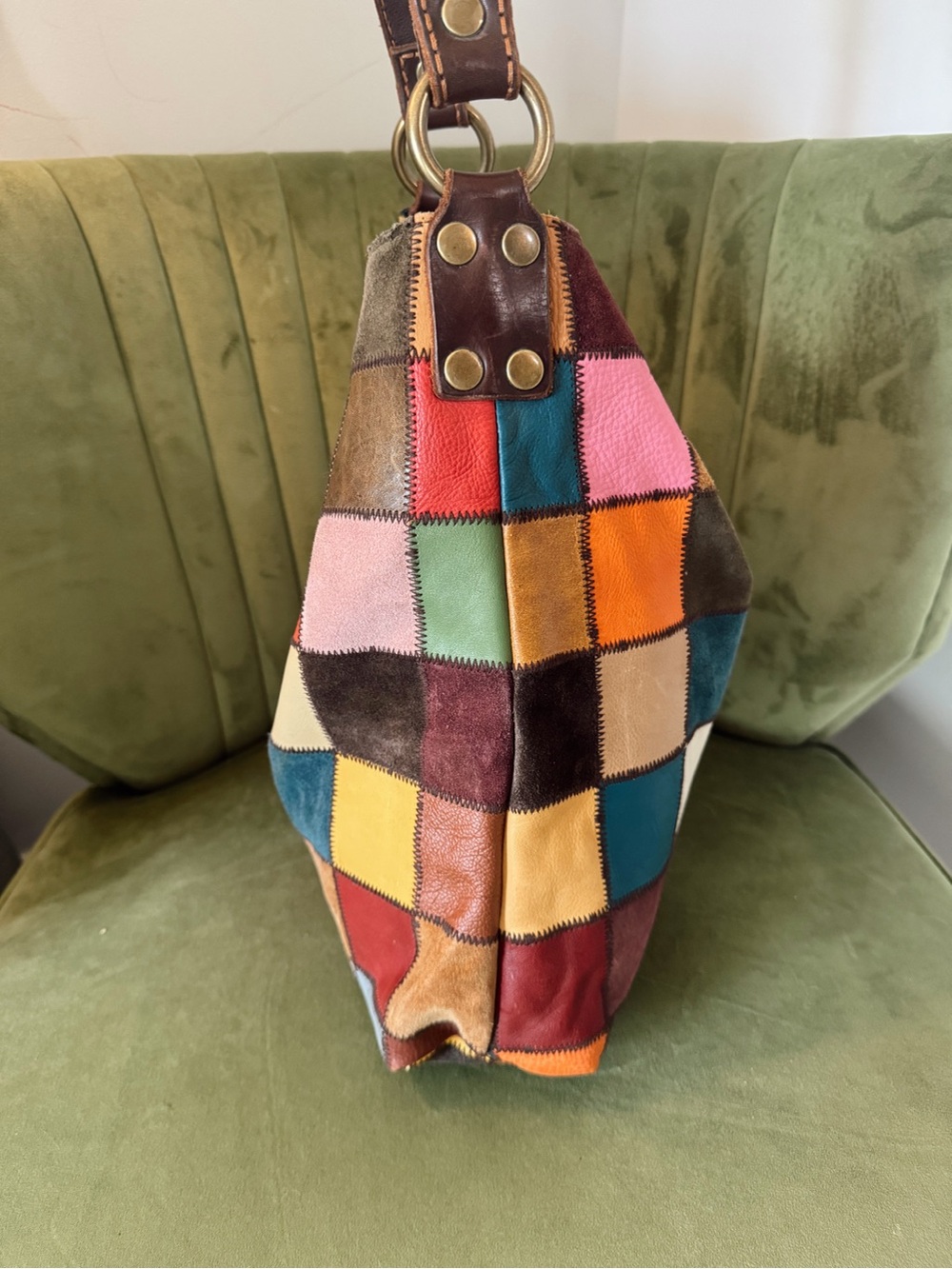 Lucky Brand Patchwork Multicolor Bag - Picture 4 of 9
